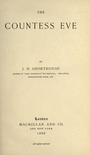 Cover for The Countess Eve
