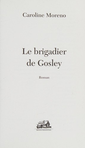 Cover for Le brigadier de Gosley