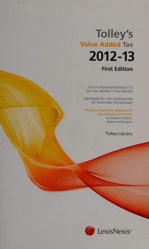 Cover for Tolley's value added tax