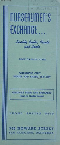 Cover for Quality bulbs, plants and seeds