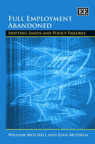 Cover for Full employment abandoned