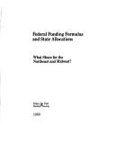 Cover for Federal Funding Formulas and State Allocations