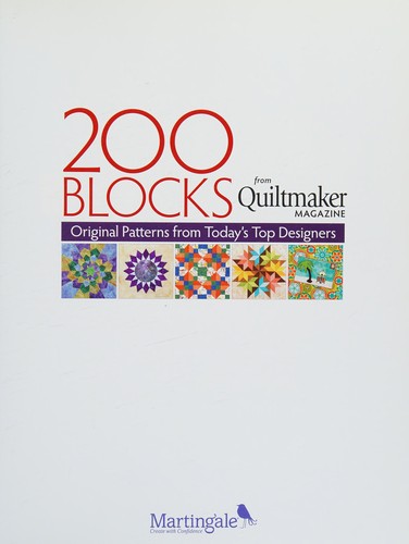 Cover for 200 blocks from Quiltmaker magazine