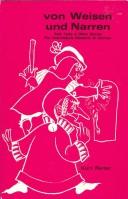 Cover for Von Weisen Und Narren