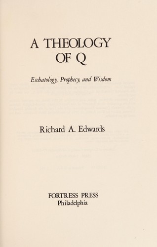 Cover for A theology of Q