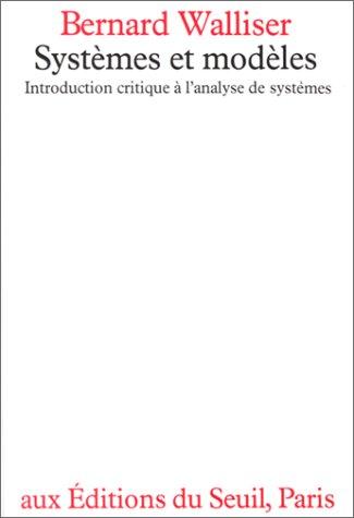 Cover for Systèmes et modèles