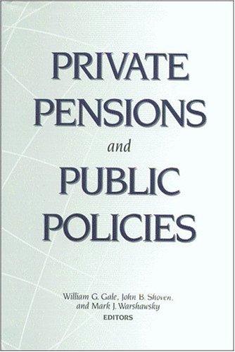 Cover for Private Pensions and Public Policies