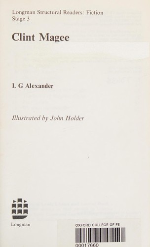 Cover for Clint Magee