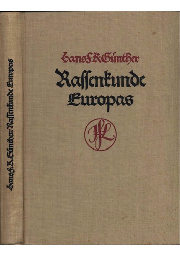 Cover for Rassenkunde Europas
