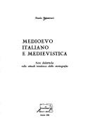 Cover for Medioevo italiano e medievistica