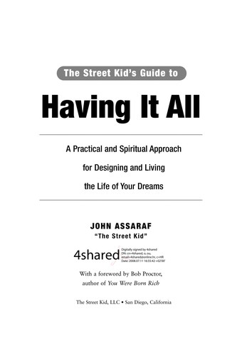 Cover for The street kid's guide to having it all
