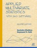 Cover for Applied multivariate statistics with SAS software