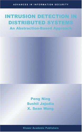 Cover for Intrusion Detection in Distributed Systems