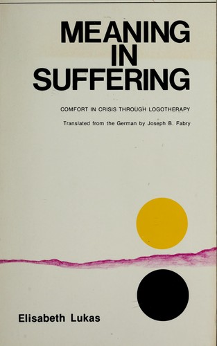 Cover for Meaning in suffering