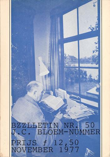 Cover for J. C. Bloem-nummer