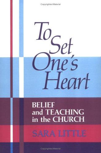Cover for To set one's heart