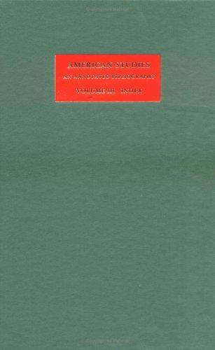Cover for American Studies