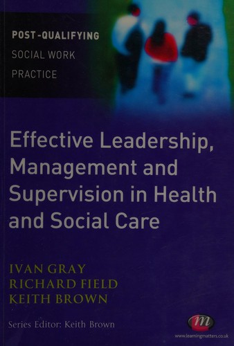 Cover for Introduction to Leadership and Management in Health and Social Care (Post-Qualifying Social Work Practice)