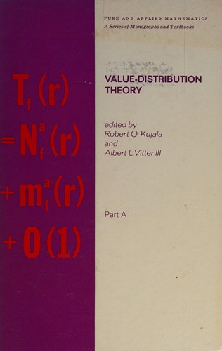 Cover for Value-distribution theory