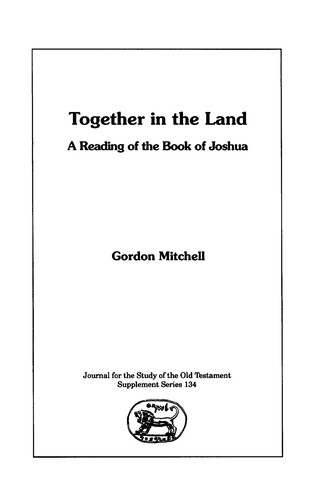 Cover for Together in the Land