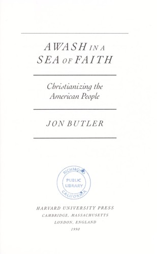 Cover for Awash in a sea of faith