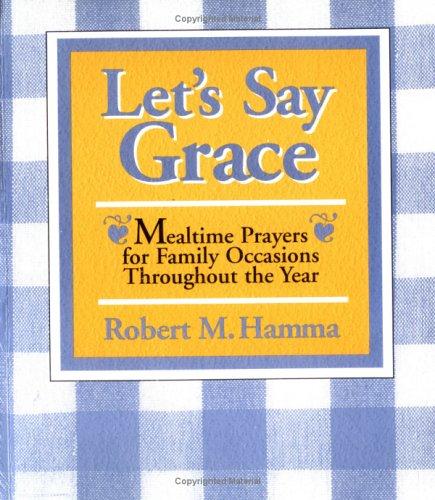 Cover for Let's say grace