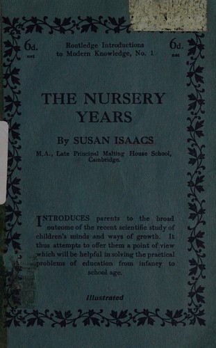 Cover for The nursery years
