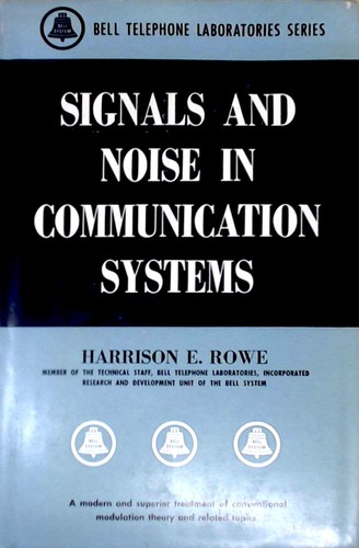 Cover for Signals and noise in communication systems