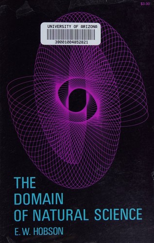 Cover for The domain of natural science.