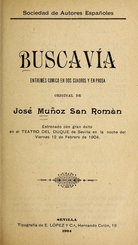 Cover for Buscavi a