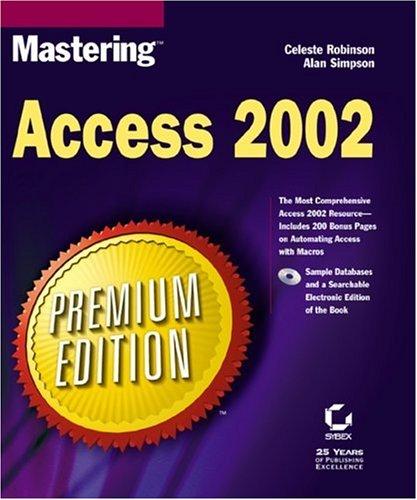 Cover for Mastering Access 2002 Premium Edition
