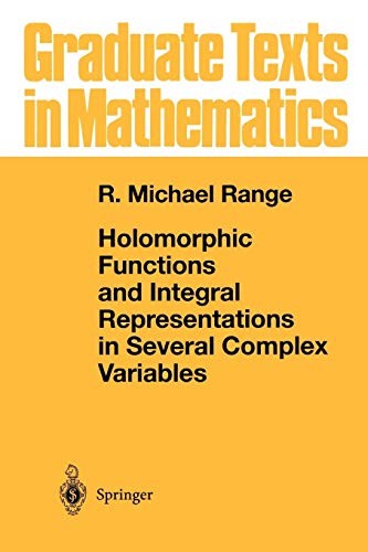 Cover for Holomorphic Functions and Integral Representations in Several Complex Variables