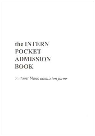 Cover for Intern Admission Book