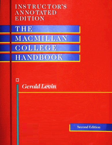 Cover for The Macmillan College Handbook