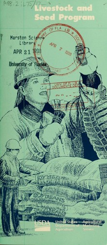 Cover for Livestock and seed program