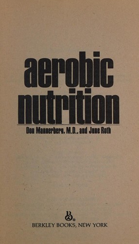 Cover for Aerobic Nutrition