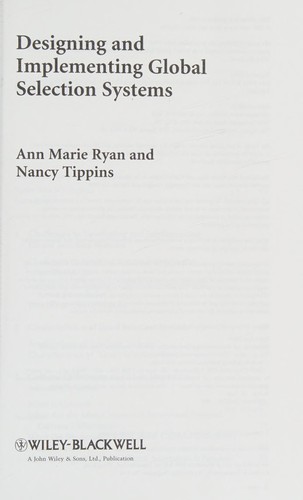 Cover for Designing and implementing global selection systems