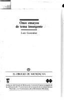 Cover for Once ensayos de tema insurgente