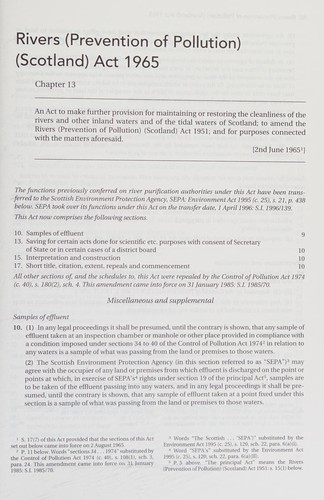Cover for A Manual of Environmental Protection Law