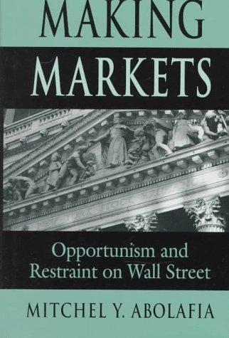 Cover for Making markets