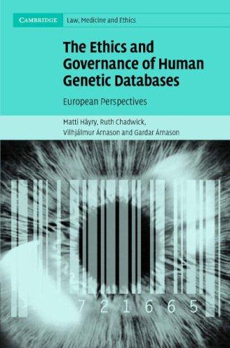 Cover for The Ethics and Governance of Human Genetic Databases