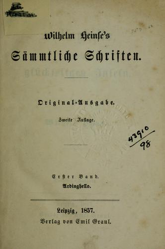 Cover for Ardinghello, und die glückseligen Inseln