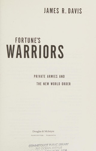 Cover for Fortune's warriors
