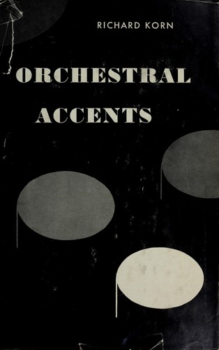 Cover for Orchestral accents.