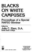 Cover for Blacks on white campuses