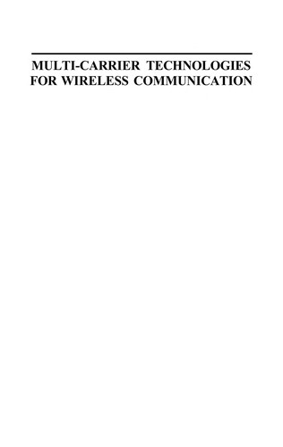 Cover for Multi-carrier technologies for wireless communication