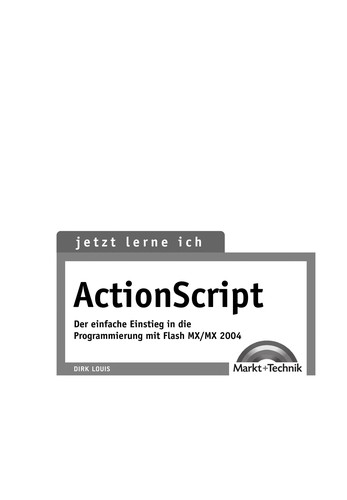 Cover for Jetzt lerne ich ActionScript