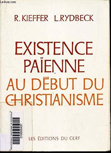 Cover for Existence païenne au début du christianisme