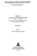 Cover for Elsässische Publizistik im Jahre 1848