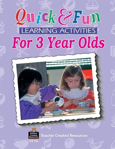 Cover for Quick & Fun Learning Activities for 3 Year Olds